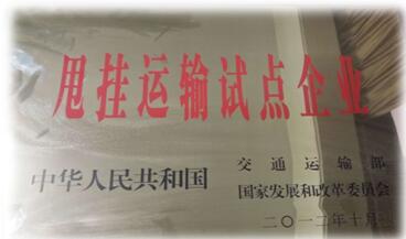 甩挂运输试点企业